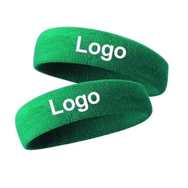 Custom Fitness Headband and Wristband Set - Custom Fitness Headband and Wristband Set - Image 2 of 3