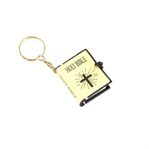 Mini Bible Cross Keychain - Mini Bible Cross Keychain - Image 2 of 4