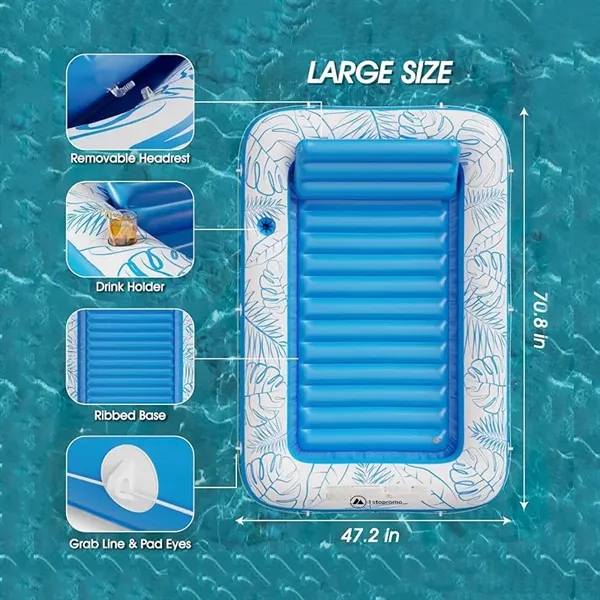 Inflatable Pool Lounger Float - Inflatable Pool Lounger Float - Image 4 of 5
