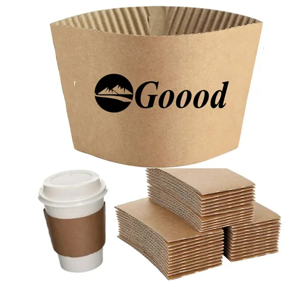 Kraft Paper Coffee Cup Sleeves - Kraft Paper Coffee Cup Sleeves - Image 0 of 2
