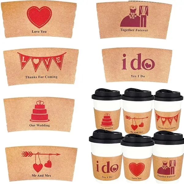 Kraft Paper Coffee Cup Sleeves - Kraft Paper Coffee Cup Sleeves - Image 1 of 2