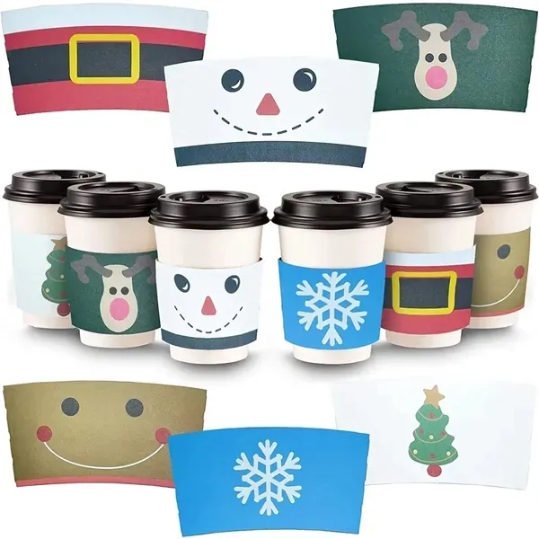Kraft Paper Coffee Cup Sleeves - Kraft Paper Coffee Cup Sleeves - Image 2 of 2