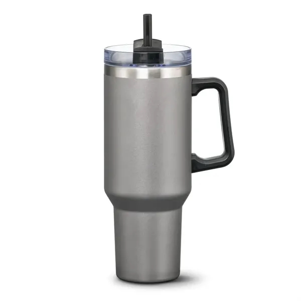 Compeer Handle Travel Mug w/Straw - 40oz - Compeer Handle Travel Mug w/Straw - 40oz - Image 6 of 14