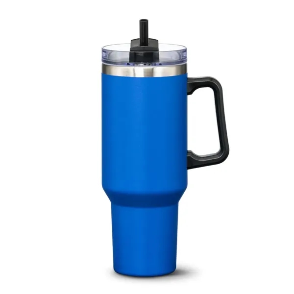 Compeer Handle Travel Mug w/Straw - 40oz - Compeer Handle Travel Mug w/Straw - 40oz - Image 8 of 14