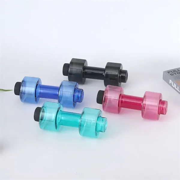 18 oz Dumbbell Shaped Sports Water Bottle - 18 oz Dumbbell Shaped Sports Water Bottle - Image 6 of 17