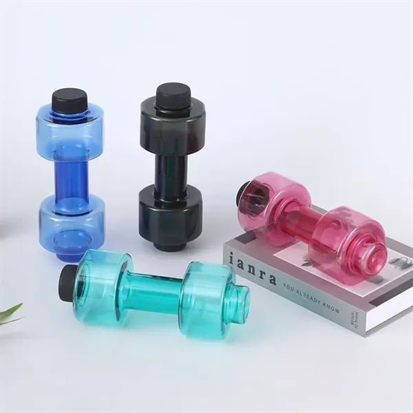 18 oz Dumbbell Shaped Sports Water Bottle - 18 oz Dumbbell Shaped Sports Water Bottle - Image 7 of 17
