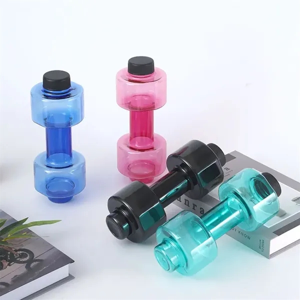 18 oz Dumbbell Shaped Sports Water Bottle - 18 oz Dumbbell Shaped Sports Water Bottle - Image 9 of 17