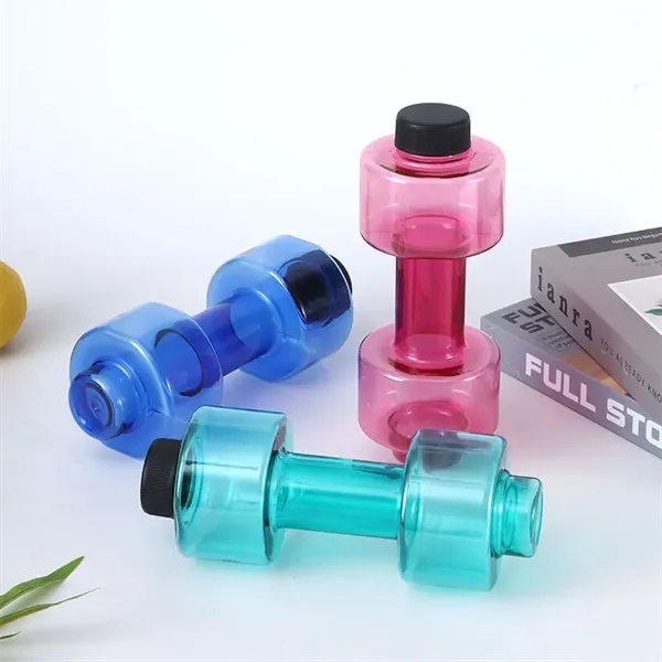 18 oz Dumbbell Shaped Sports Water Bottle - 18 oz Dumbbell Shaped Sports Water Bottle - Image 11 of 17