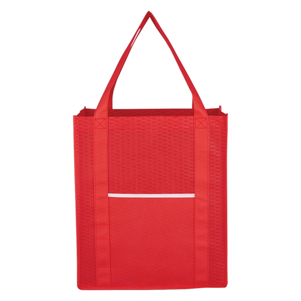 Non-Woven Wave Shopper Tote Bag - Non-Woven Wave Shopper Tote Bag - Image 14 of 21