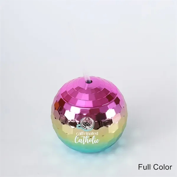 20 oz Retro Disco Ball Cocktail Cup with Lid and Straw - 20 oz Retro Disco Ball Cocktail Cup with Lid and Straw - Image 1 of 15
