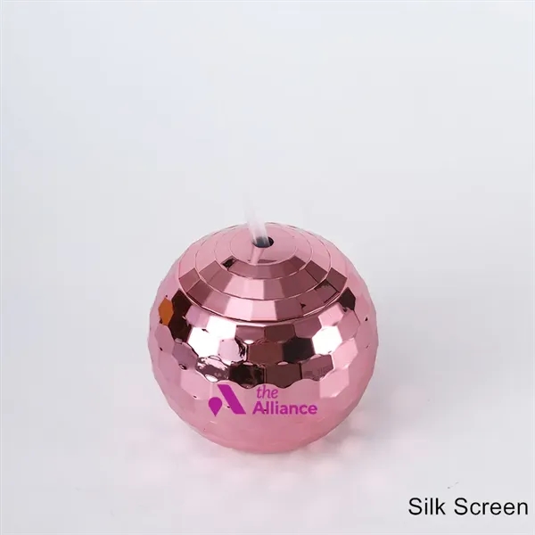 20 oz Retro Disco Ball Cocktail Cup with Lid and Straw - 20 oz Retro Disco Ball Cocktail Cup with Lid and Straw - Image 4 of 15