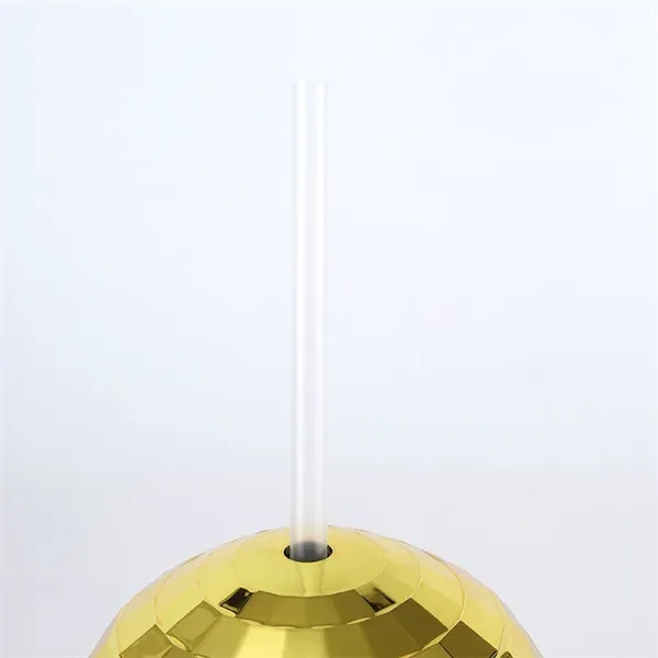 20 oz Retro Disco Ball Cocktail Cup with Lid and Straw - 20 oz Retro Disco Ball Cocktail Cup with Lid and Straw - Image 15 of 15