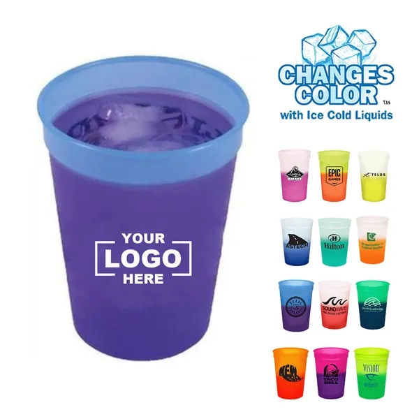 Custom Reusable BPA FREE Color Changing Mood Stadium Cup - Custom Reusable BPA FREE Color Changing Mood Stadium Cup - Image 0 of 3