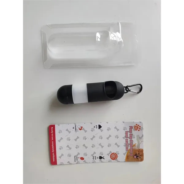 Dog Poop Bag Dispenser with Hand Sanitizer Bottle - Dog Poop Bag Dispenser with Hand Sanitizer Bottle - Image 1 of 6