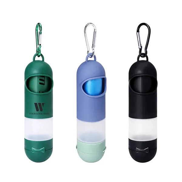 Dog Poop Bag Dispenser with Hand Sanitizer Bottle - Dog Poop Bag Dispenser with Hand Sanitizer Bottle - Image 0 of 6