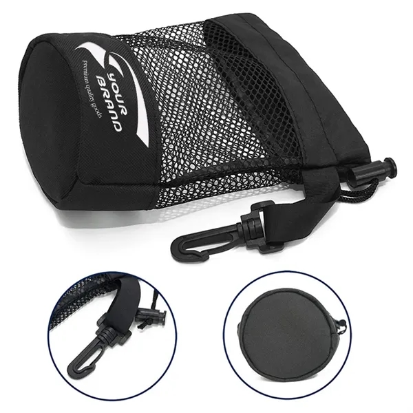 Versatile Golf Ball Carrying Bag with Drawstring Closure - Versatile Golf Ball Carrying Bag with Drawstring Closure - Image 2 of 3