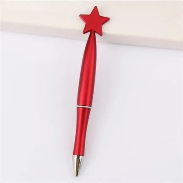 Multicolor Star Shaped Plastic Ballpoint Pens Office Gift - Multicolor Star Shaped Plastic Ballpoint Pens Office Gift - Image 2 of 3