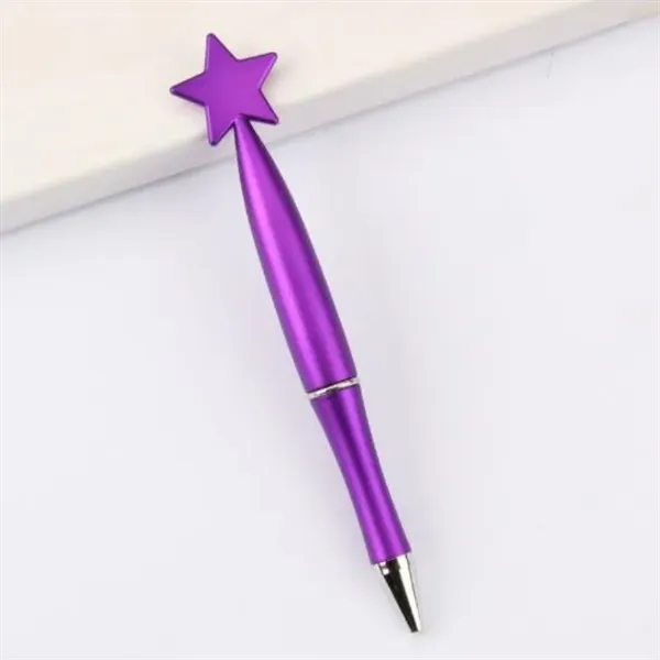 Multicolor Star Shaped Plastic Ballpoint Pens Office Gift - Multicolor Star Shaped Plastic Ballpoint Pens Office Gift - Image 3 of 3