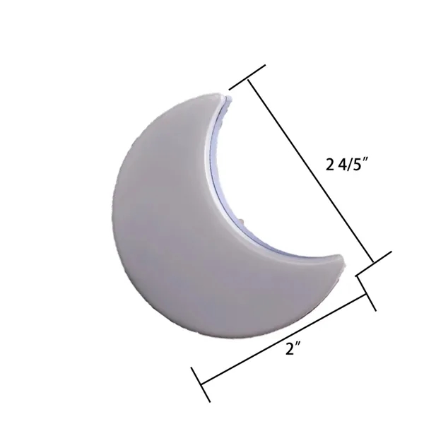 Moon Shape Light Controlled Induction LED Night Lamp - Moon Shape Light Controlled Induction LED Night Lamp - Image 1 of 2
