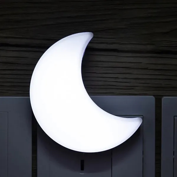 Moon Shape Light Controlled Induction LED Night Lamp - Moon Shape Light Controlled Induction LED Night Lamp - Image 2 of 2
