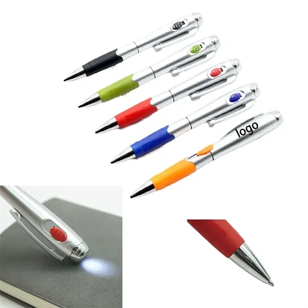 Multi Functional Ballpoint Pen With LED Flashlight - Multi Functional Ballpoint Pen With LED Flashlight - Image 0 of 2
