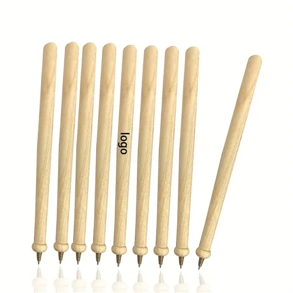 Creative Eco-Friendly Reusable Wooden Ballpoint Pen - Creative Eco-Friendly Reusable Wooden Ballpoint Pen - Image 0 of 2