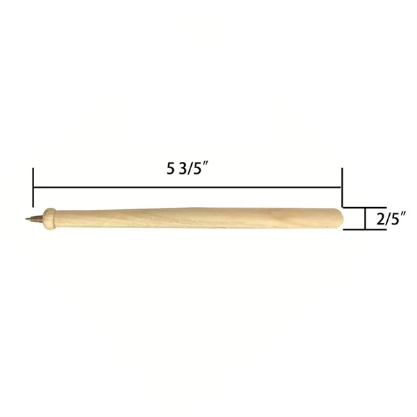 Creative Eco-Friendly Reusable Wooden Ballpoint Pen - Creative Eco-Friendly Reusable Wooden Ballpoint Pen - Image 1 of 2