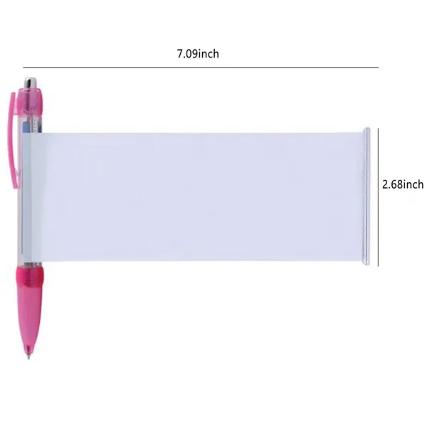 Promotional Pull-Out Ad Ballpoint Pen - Promotional Pull-Out Ad Ballpoint Pen - Image 2 of 3