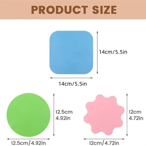 Silicone Flower Jar Bottle Opener Coaster Gripper Pad - Silicone Flower Jar Bottle Opener Coaster Gripper Pad - Image 1 of 2