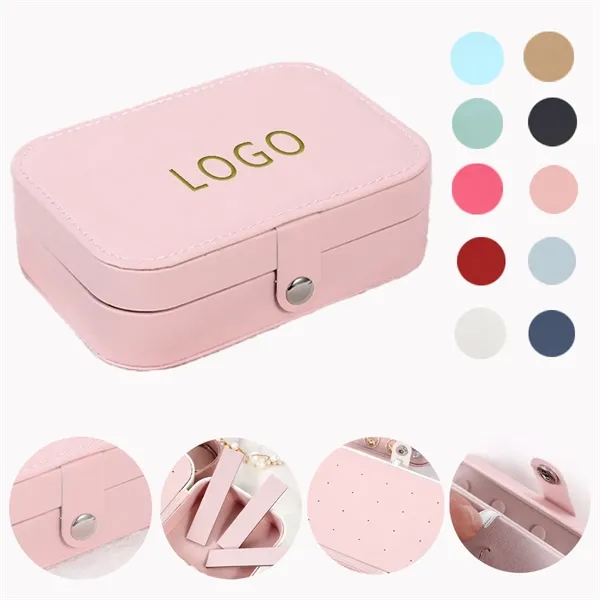 Double-Walled Portable Travel Jewelry Storage Case