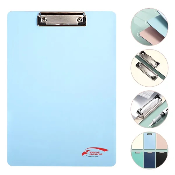 A4 Colorful Transparent Plastic Clipboard - A4 Colorful Transparent Plastic Clipboard - Image 0 of 3