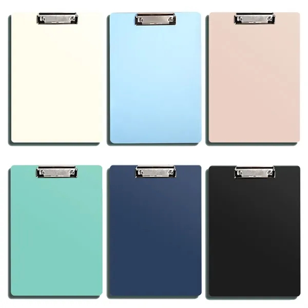 A4 Colorful Transparent Plastic Clipboard - A4 Colorful Transparent Plastic Clipboard - Image 1 of 3