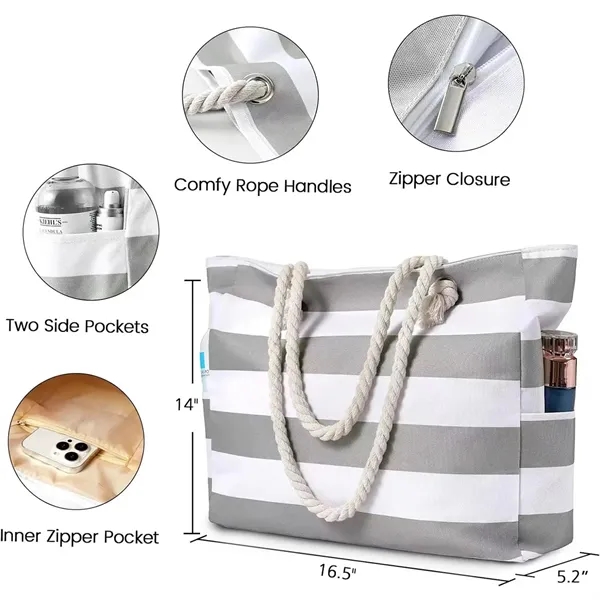 Large Beach Tote Bag For Women - Large Beach Tote Bag For Women - Image 1 of 4