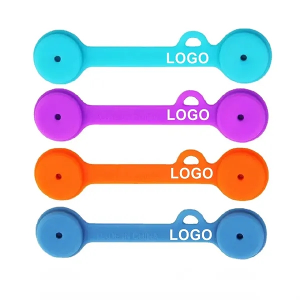 Silicone Reusable Twist Ties with Strong Magnet - Silicone Reusable Twist Ties with Strong Magnet - Image 0 of 3