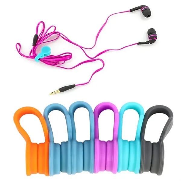 Silicone Reusable Twist Ties with Strong Magnet - Silicone Reusable Twist Ties with Strong Magnet - Image 2 of 3