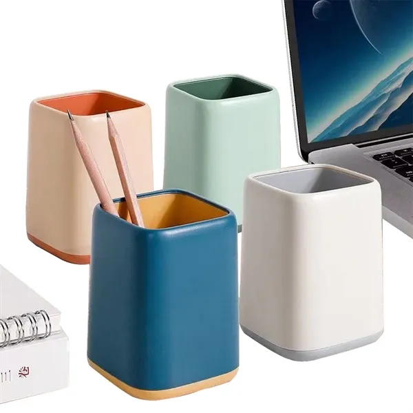Useful Desktop Pencil Holder Makeup Brush Organizer - Useful Desktop Pencil Holder Makeup Brush Organizer - Image 2 of 3