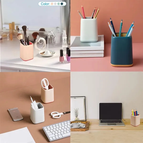 Useful Desktop Pencil Holder Makeup Brush Organizer - Useful Desktop Pencil Holder Makeup Brush Organizer - Image 3 of 3