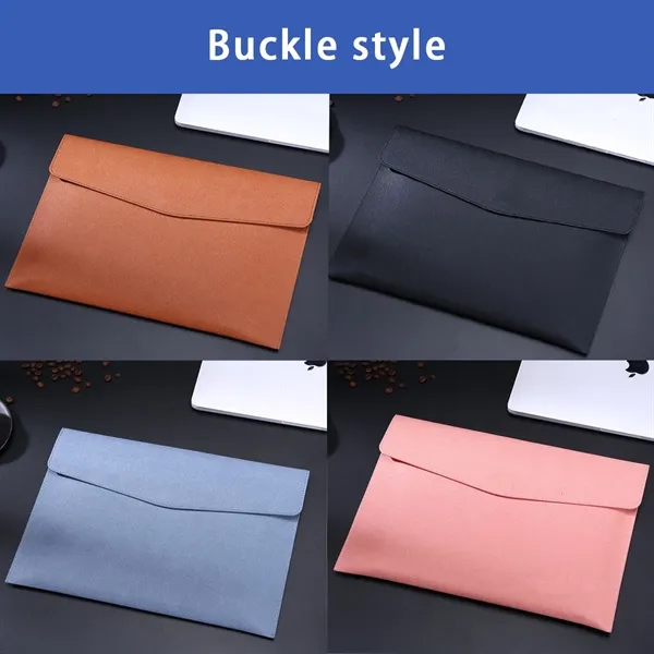 PU Leather Business A4 File Folder Document Storage - PU Leather Business A4 File Folder Document Storage - Image 1 of 4