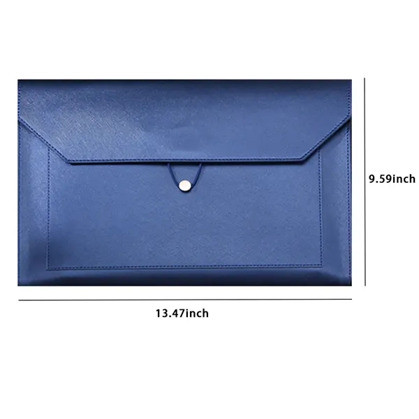 PU Leather Business A4 File Folder Document Storage - PU Leather Business A4 File Folder Document Storage - Image 2 of 4