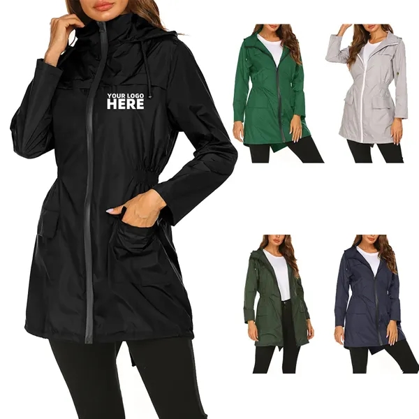 Women Waterproof Rain Jacket - Women Waterproof Rain Jacket - Image 0 of 4