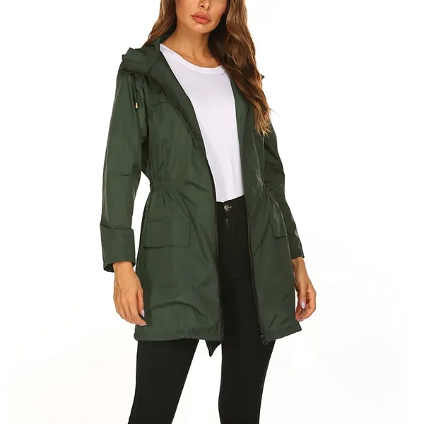 Women Waterproof Rain Jacket - Women Waterproof Rain Jacket - Image 1 of 4