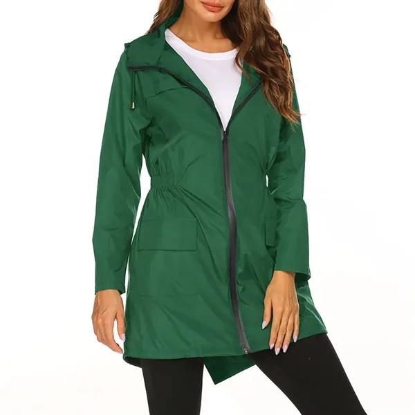 Women Waterproof Rain Jacket - Women Waterproof Rain Jacket - Image 3 of 4