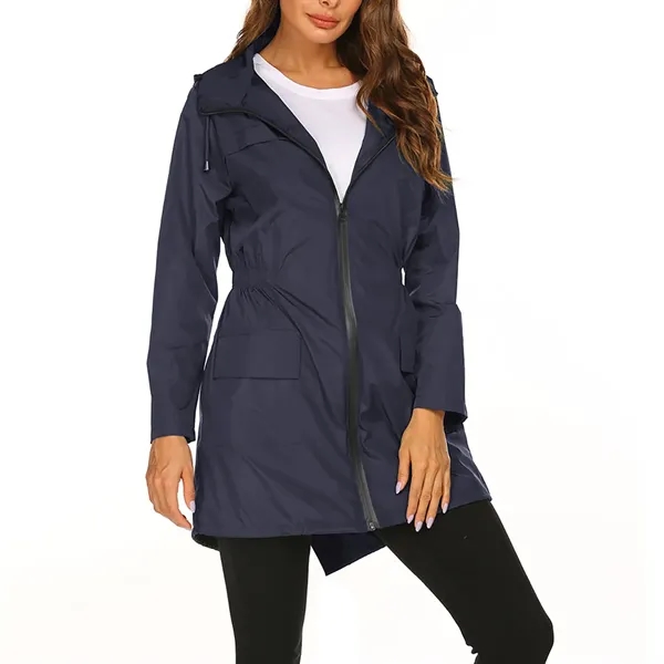 Women Waterproof Rain Jacket - Women Waterproof Rain Jacket - Image 4 of 4