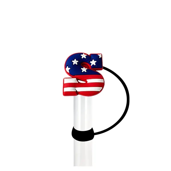 Independence Day SILICONE STRAW TOPPER - Independence Day SILICONE STRAW TOPPER - Image 4 of 6