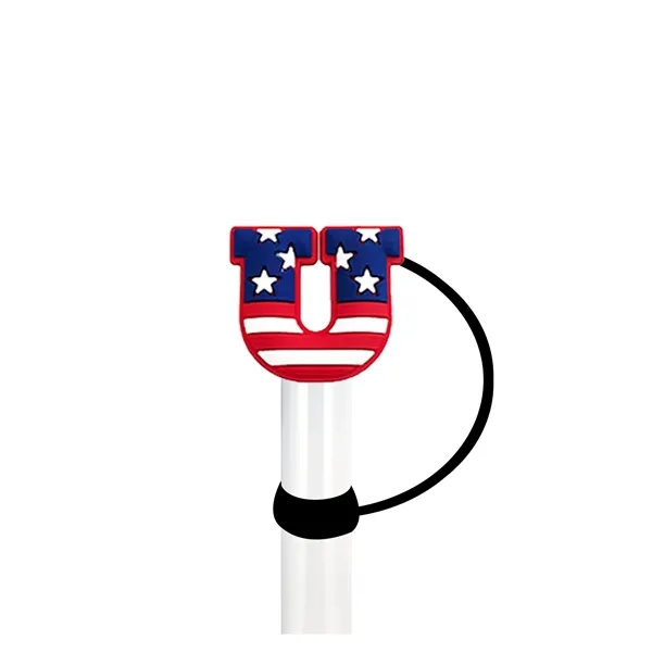 Independence Day SILICONE STRAW TOPPER - Independence Day SILICONE STRAW TOPPER - Image 5 of 6