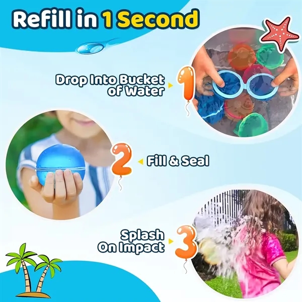 Reusable Water Balloons Magnetic Ball - Reusable Water Balloons Magnetic Ball - Image 1 of 1