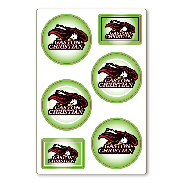 Adhesive Decal Sticker Sheet 4" x 6" - 3.4 Mil - Adhesive Decal Sticker Sheet 4" x 6" - 3.4 Mil - Image 0 of 3