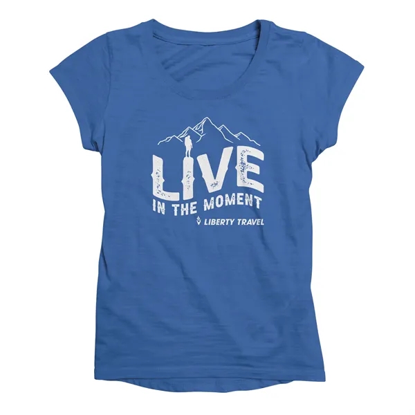 ACE Ladies' Slub Scoop Neck T-Shirt - ACE Ladies' Slub Scoop Neck T-Shirt - Image 4 of 4