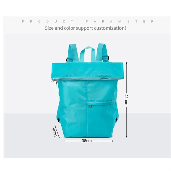 Extra Large Capacity Portable Folding Customized Backpack - Extra Large Capacity Portable Folding Customized Backpack - Image 1 of 5