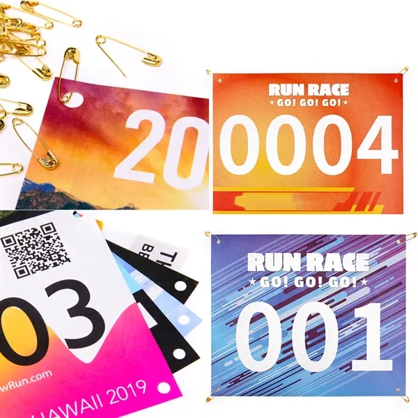 Marathon Running Bib Number for Competition Events - Marathon Running Bib Number for Competition Events - Image 2 of 5